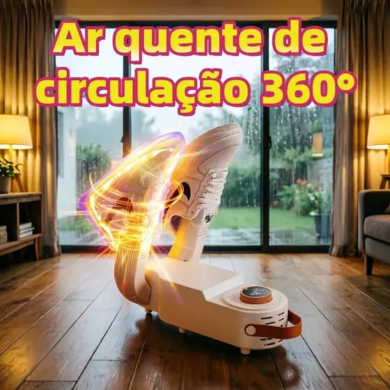 Secador e Esterilizador de Tênis Portátil Seca Rápido para Masculino Feminino Adultos e Crianças