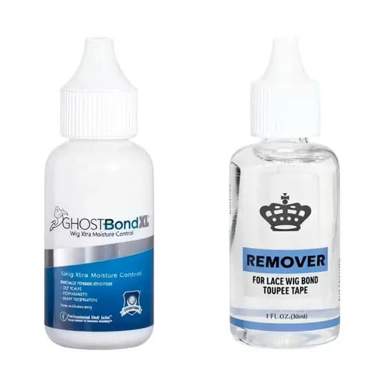 Kit Cola Branca Ghost Bond XL 38ml + Removedor Para Laces Perucas E Proteses 30ml
