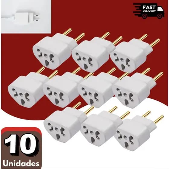 Adaptador De Tomada Bob Love 10a/20a 110.250v T Universal