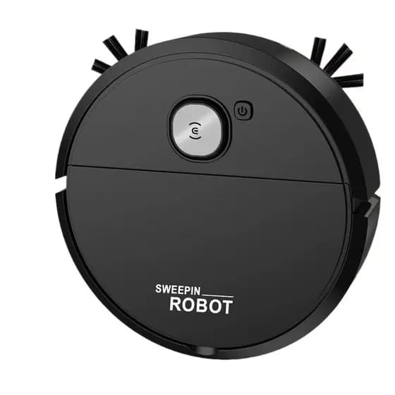Robô Varredora/Aspirador De Pó 1200PA Automática 3 Em 1 Limpeza Doméstica Robótico Inteligente E Silencioso