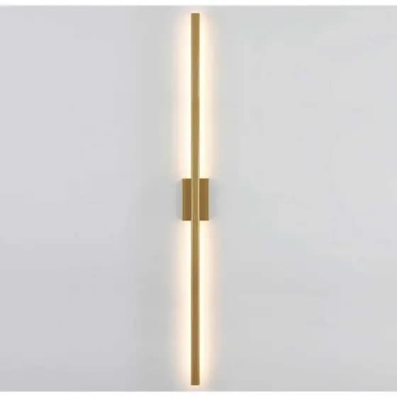 ARANDELA LUMINÁRIA LED 12W DOURADO TOM DA LUZ BRANCO QUENTE - FONTE DO LED
