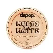 Pó Compacto Dapop Multi Matte Pele Sequinha e Sem Brilho