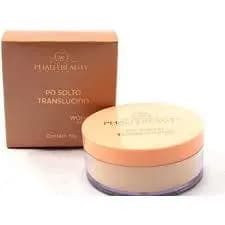 Pó Solto Facial Translúcido Phállebeauty – Efeito Matte e Aveludado