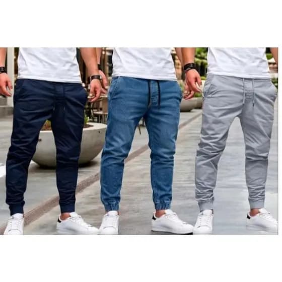 Kit 3 Calças Jogger Masculina Premium Slim Corte Moderno Caimento Perfeito Tendência 2026
