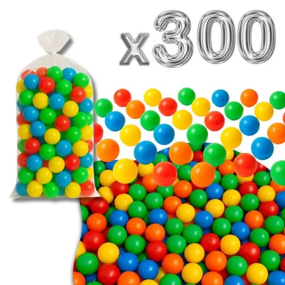 Bolinha Plástica Colorida Para Piscina de Bolinhas 50, 100, 200, 300 unidades
