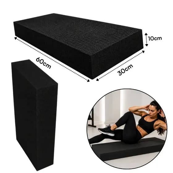 Step Academia 30x60x10cm Treinos Esportes EVA Fitness Jump Box Crossfit Reabilitação Agachamentoa Stepe
