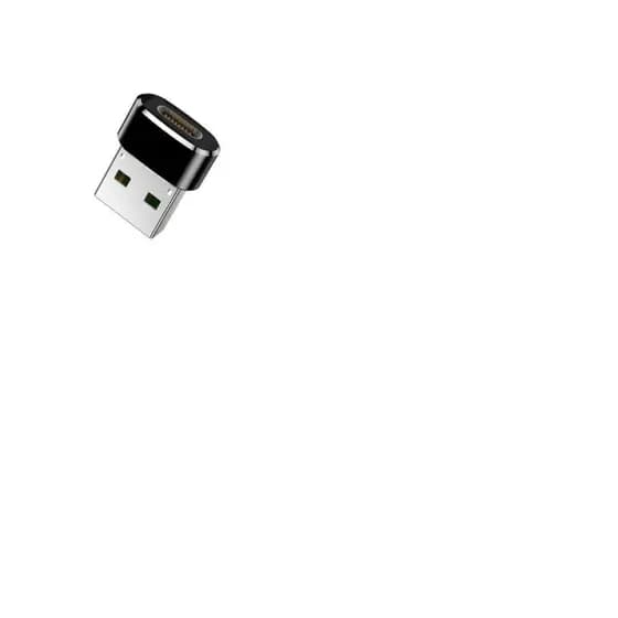 Kit 2 Adaptador Plug USB C Femea Para USB 2.0