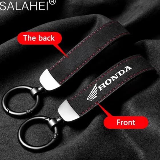 Chaveiro de Motocicleta em Suede Anti-Perda para HONDA CB400CB650FCBF CBR25ORR CRF SH3O0 NC75O Acessórios