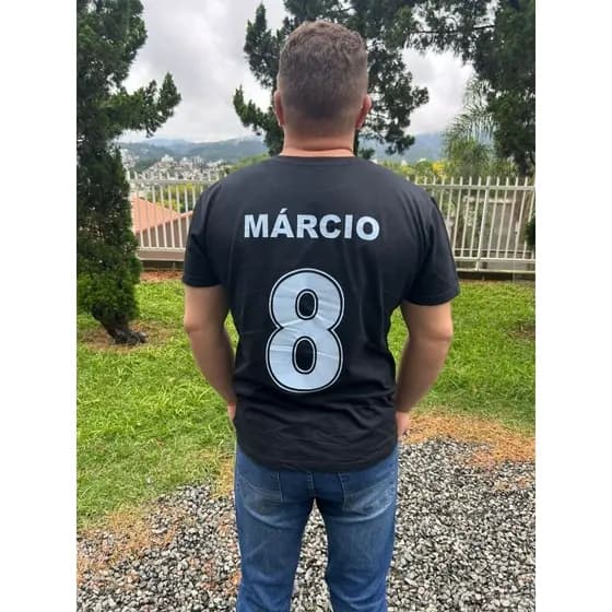 Camiseta Personalizada Unissex Adulto 100% Algodão Confortável