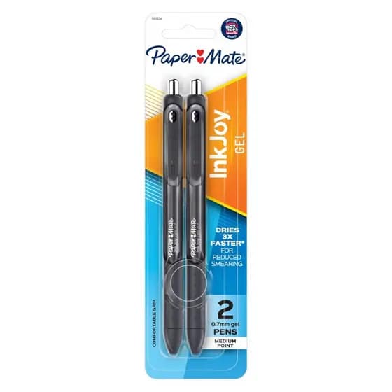 Caneta Inkjoy Gel 0.7mm c/ 2 Unids, Paper Mate
