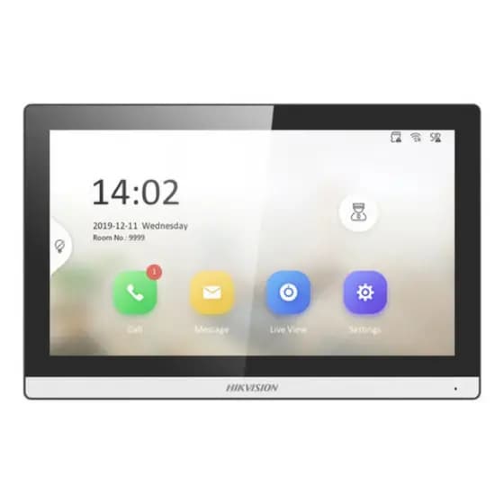 Tela Vídeo Porteiro Ip Hikvision Ds-kh6350-wte1 Wifi Nova