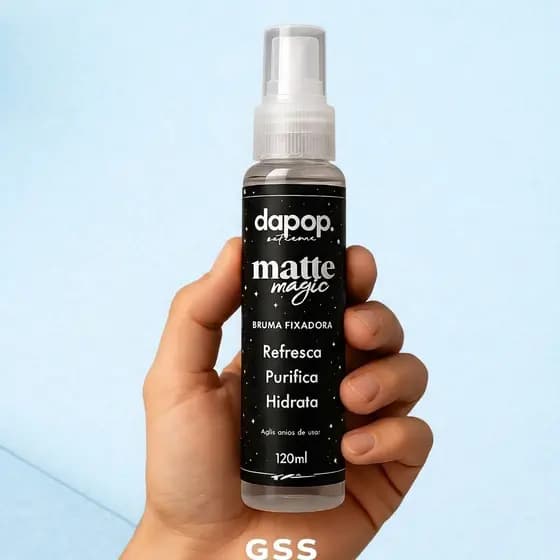 Bruma Matte Dapop Magic 120ml – Fixa Maquiagem E Controla Oleosidade Com Alta Fixação
