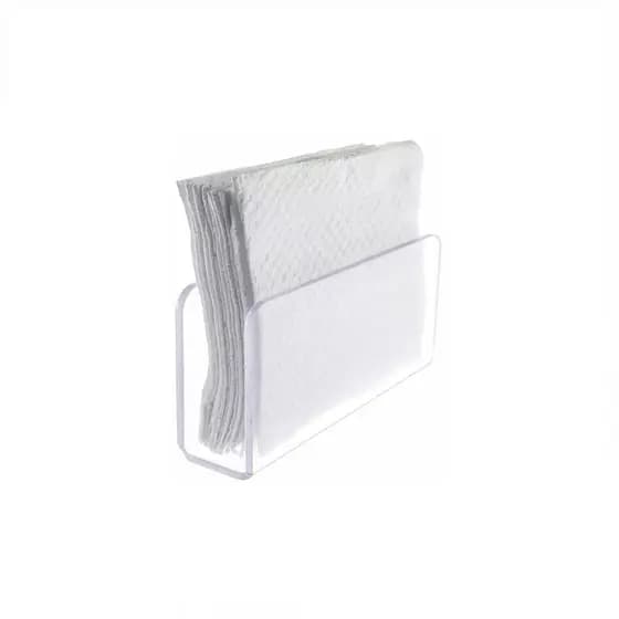 Suporte Porta Guardanapo em Acrílico Cristal Transparente