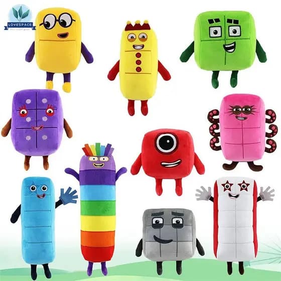 L.O.V.E . Blocos De Números De Bonecas Educacionais Educativas Kids Gift
