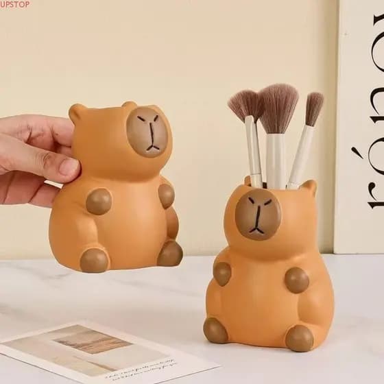 Caixa De Armazenamento De Lápis UPSTOP , Porta-Canetas De Capivara Multifuncional , Organizador De Cosméticos Desenhos A