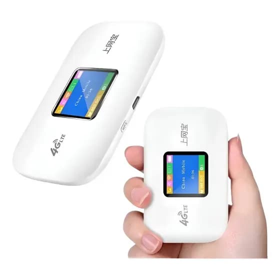 Modem Roteador 4G Chip SIM Portátil Desbloqueado Todas Operadoras Wi-Fi Móvel