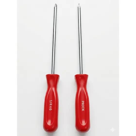 Chave de fenda Phillips 1/4 x 6 Kit com 2 - PROCK