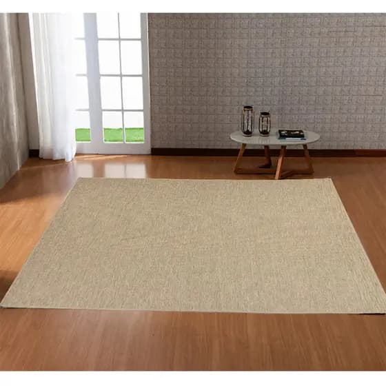 Tapete Sala 250X300 Sisal Antiderrapante Clínica Quarto Sem Pelo Icaraí