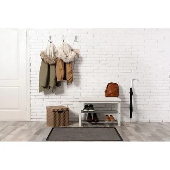 Tapete Sala Trendy Porta Beira De Cama 45x75 Capacho Sisal Fácil De Limpar Antiderrapante