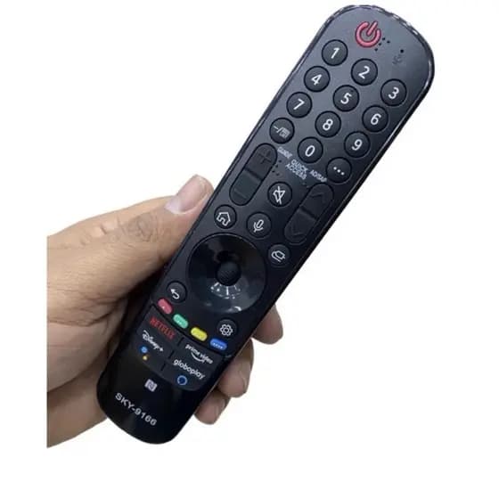 Controle Remoto Para TV LG Smart Magic Sem Comando de Voz 9166 - Substituto Compatível.