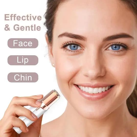 Depilador Elétrico Batom Indolor Portátil Facial Touch Removedor de Pêlos Indesejados Recarregável