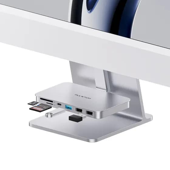 iMac Hub USB-C PULWTOP com USB de 10 Gbps, USB A 2.0 para iMac M1/M3/M4 de 24 inch
