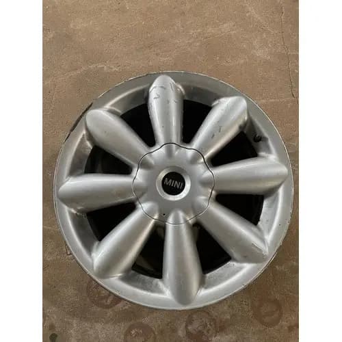 Roda Mini Cooper Countryman Com Detalhes Prateado