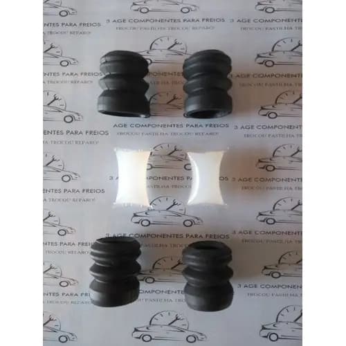 2 Kit Coifa Do Pino Guia Da Pinça Freio Diant Logan Sandero