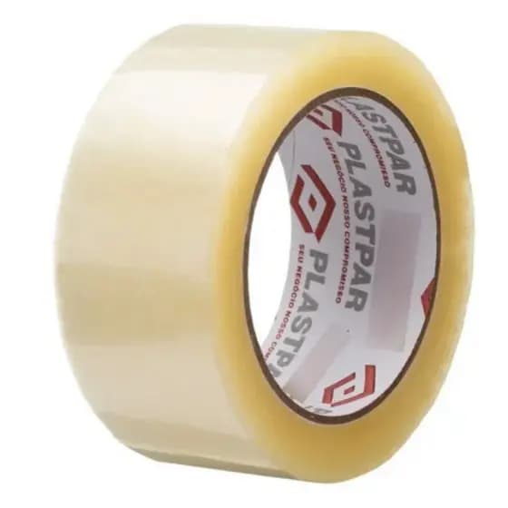 3 Fitas Adesivas 40mm x 100m Econômicas Transparentes Para Embalagens