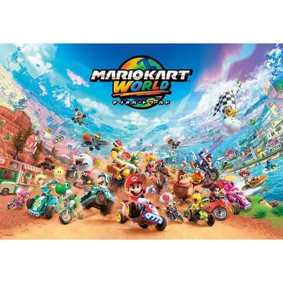 【Direto do Japão】Quebra-cabeça Jigsaw Mario Kart World (2) 1000 peças (1000T-554)Aproveite enquanto pode!
