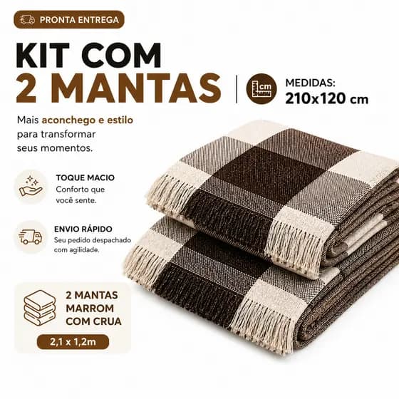 Mantas Decorativas Para Sofá Luxuosa Tamanho 210X120 Tecido 100% Algodão Casa Nova Elegante