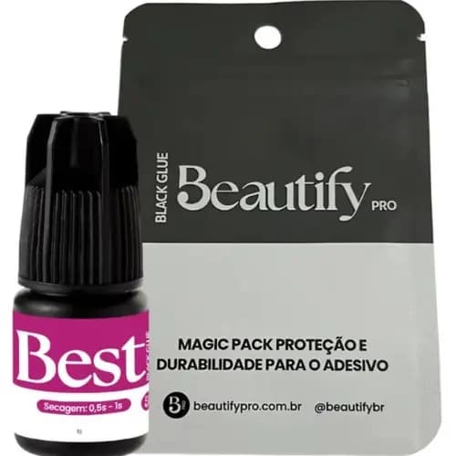 Adesivo Cola Best Beautify Extensão de Cílios Alongamento Fio Retenção Cilios Retençao Russo Cilio