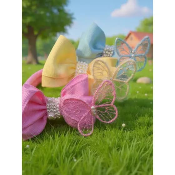Tiara para bebê/ Tiara infantil/ Kit com 03 unidades/ Tiara Slim.