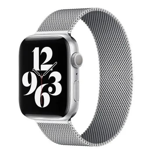 Pulseira smartwatch Loop Milanese Metal Aço - Prata