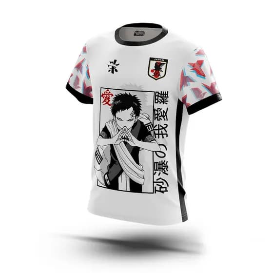 Camiseta Anime Naruto JAPÃO "GAARA" Masculina / Feminina / Infantojuvenil UNISEX Personalizável