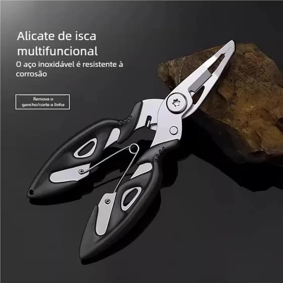 Linha de Cavalo Vigrosa Alicate de Pesca Aço Inoxidável Tesoura Multifuncional