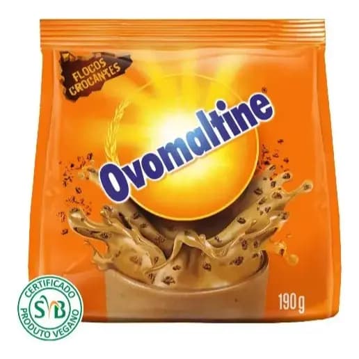 Achocolatado Ovomaltine - Flocos Crocantes - Pacote 190g