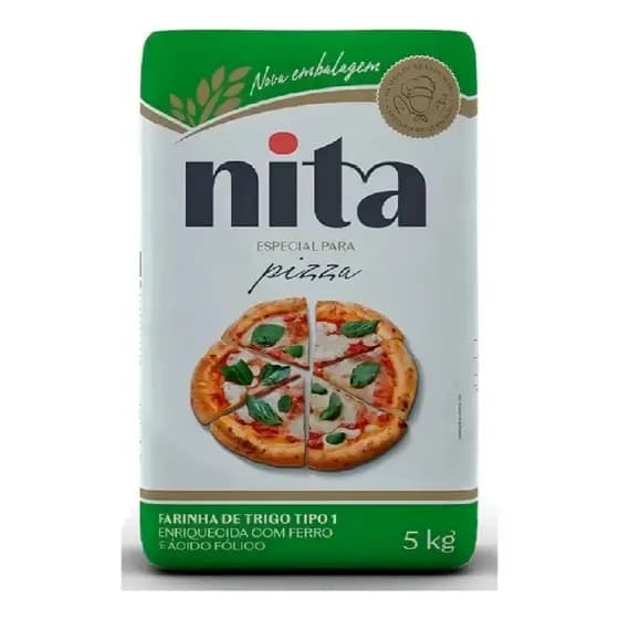 Farinha de Trigo Nita Para Pizza Pacote com 5kg