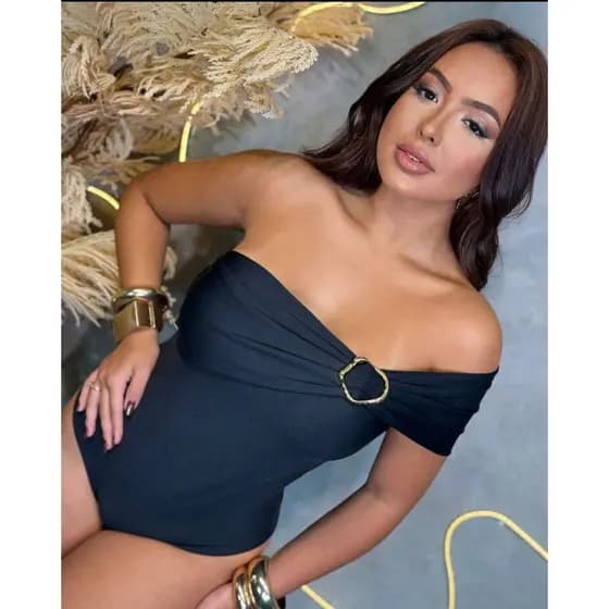 Body Feminino Mula Manca Suplex Premium Com Bojo Fivela Orgânica Verão