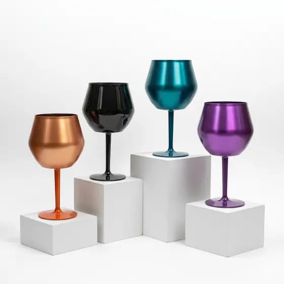 Taça Térmica Inox 2 em 1 Gin Vinho e Drinks Mantém Bebidas Geladas