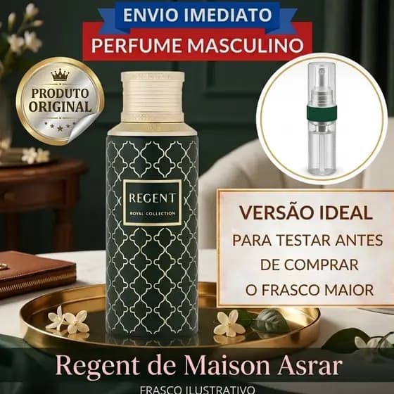 Perfume Masculino Regent de Maison Asrar REFINADO IMPECÁVEL CÍTRICO AMADEIRADO DOMINANTE