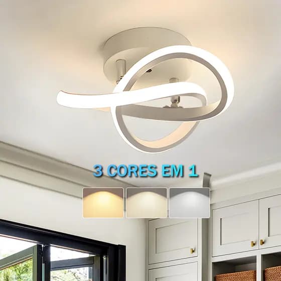 3 Cores em 1 Luminária De Teto Sala LED Plafon Moderna Para Quarto Hall 110V-220V