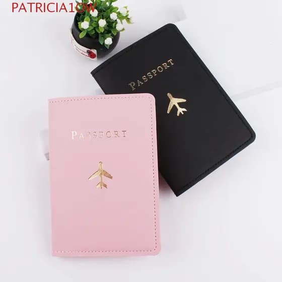 PATRICIA1OW Porta-Passaporte Cartão De Crédito Carteira Protetor Capa Bilhetes Mulheres Para PU