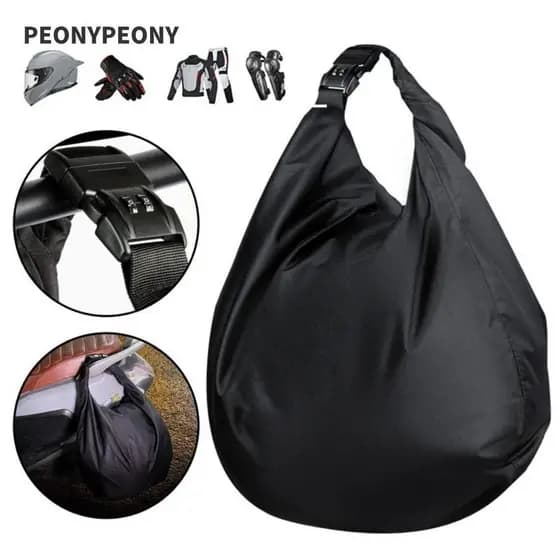 Bolsa Para Equipamentos De Motocicleta PEONY , Antifurto Capacete De Moto De Grande Capacidade , À Prova D'água