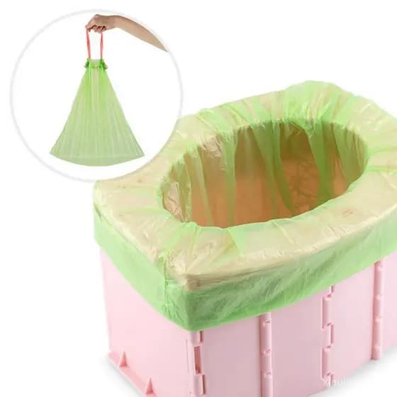 Vaso Sanitário Dobrável Portátil , Balde De Conveniência Para Crianças , Acampamento , Caminhadas , Viagem