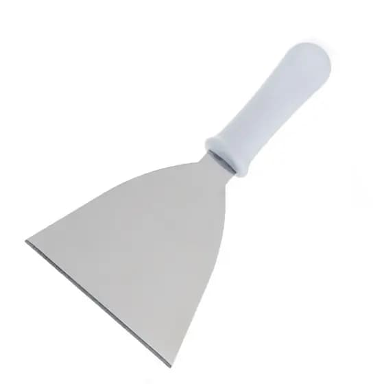 KIT 2 ESPATULA RETA 10CM CHAPEIRA HAMBUGUERIA ACO INOX