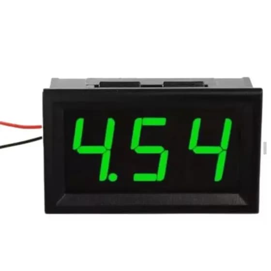 VOLTIMETRO DIGITAL DC 4,5V-32V VERDE