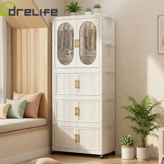 Drelife Armário Infantil Sem Ferramentas Gavetas Reforçadas para Roupas de Bebê Organizador Doméstico para Lanches