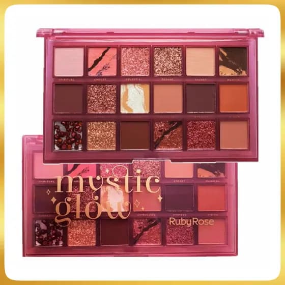 Paleta De Sombra Mystic Glow Ruby Rose Sombra Colorida