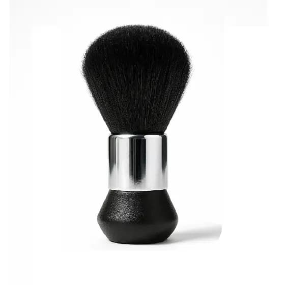 Pincel Espanador Profissional para Barbearia – Cerdas Macias, Cabo Ergonômico, Ideal para Limpeza Pós Corte